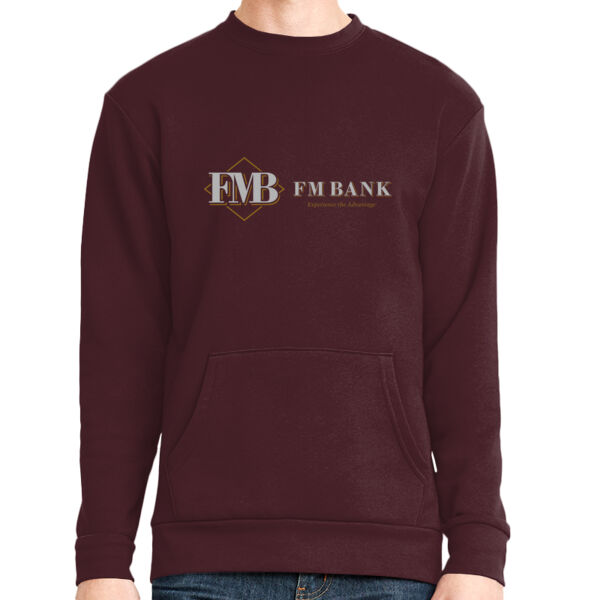 FMB - Unisex Long Sleeve Crew with Pocket Thumbnail